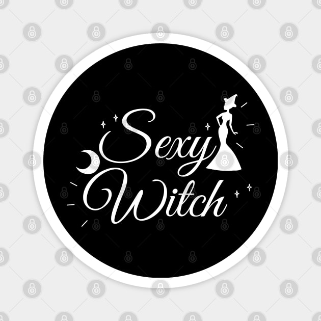 Sexy Witch - Halloween Magnet by My Bright Ink